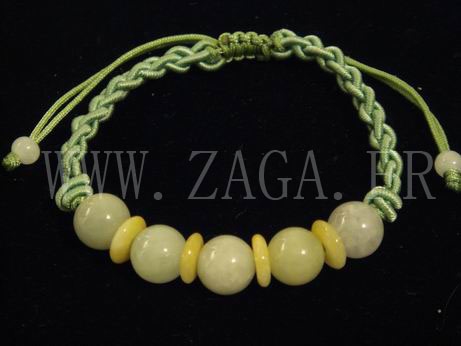 Bracelet jade perles rondes