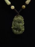Collier jade signe chinois chvre